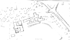 Site Plan showing layout of proposed new buildings in 1967